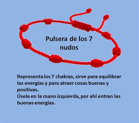 significado de la pulsera de 7 nudos|La pulsera roja de 7 nudos: significado, beneficios y。